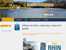 Tablet Screenshot of carte-fluviale.com